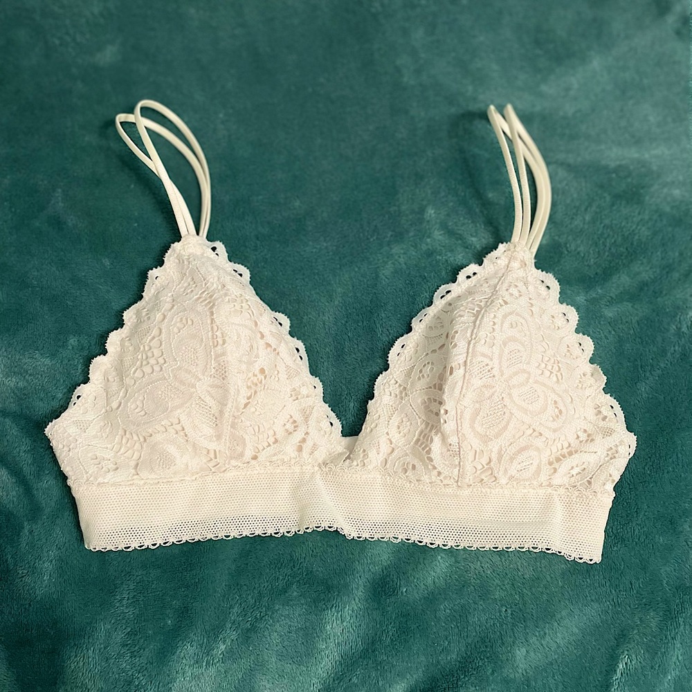 Pale Pink Lace Bralette 32A
